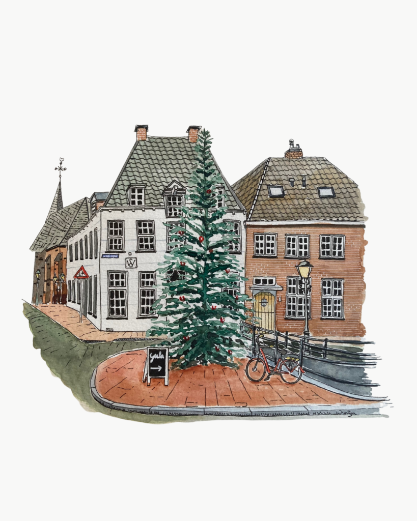 Muurhuisje Illustraties Kleine Spui Amersfoort